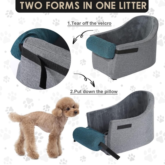 Hifuar Dog Hifuar Pet Car Booster Seatsmall Dogs Armrest Booster